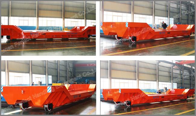 Bahía a aullar transportador del sitio de la pintura carro de la transferencia del carril de 50 toneladas en taller