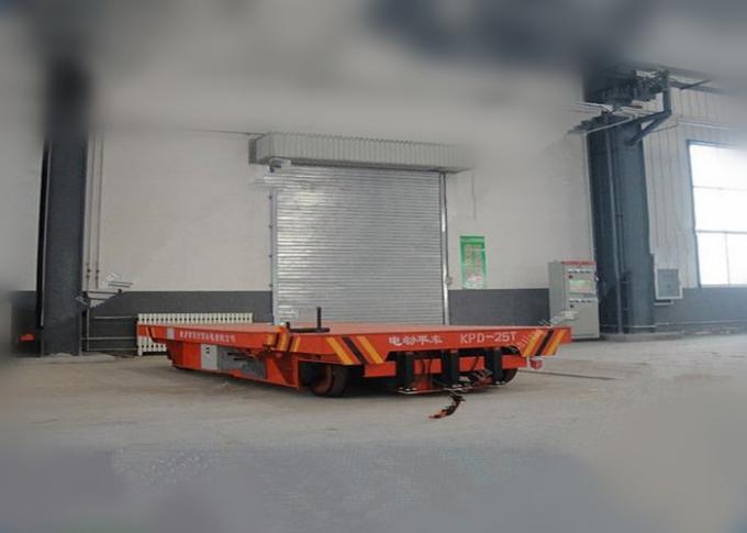 Vehículo dirigido carril de la transferencia de la carga del cargo de 25 T para el transporte del material de la fábrica